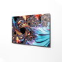Wallity Pintura Decorativa de Vidrio Templado Multicolor 70 x 100 cm